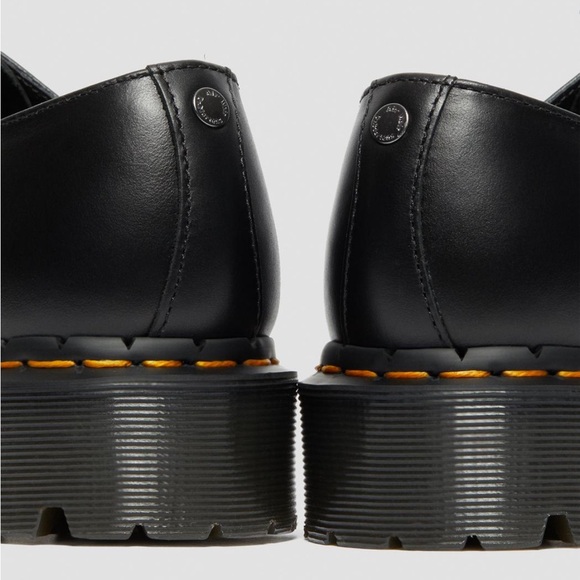 🖤DR MARTENS BLACK BEX BRANDO LEATHER OXFORD SHOES NIB🖤 - Picture 8 of 10